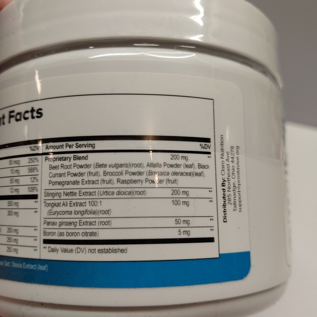 ProstaVive Prostate Supplement Powder 4.76 oz 2100mg Urinary Support Exp 10/2026
