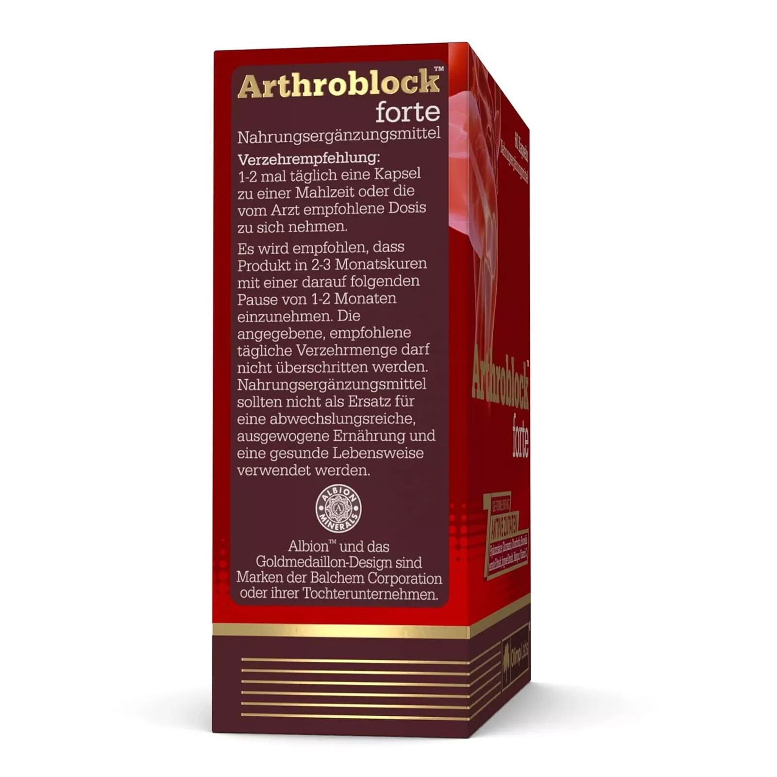 ARTHROBLOCK FORTE – 60-120 Caps – Joint Flexibility Collagen Synthesis Seniors