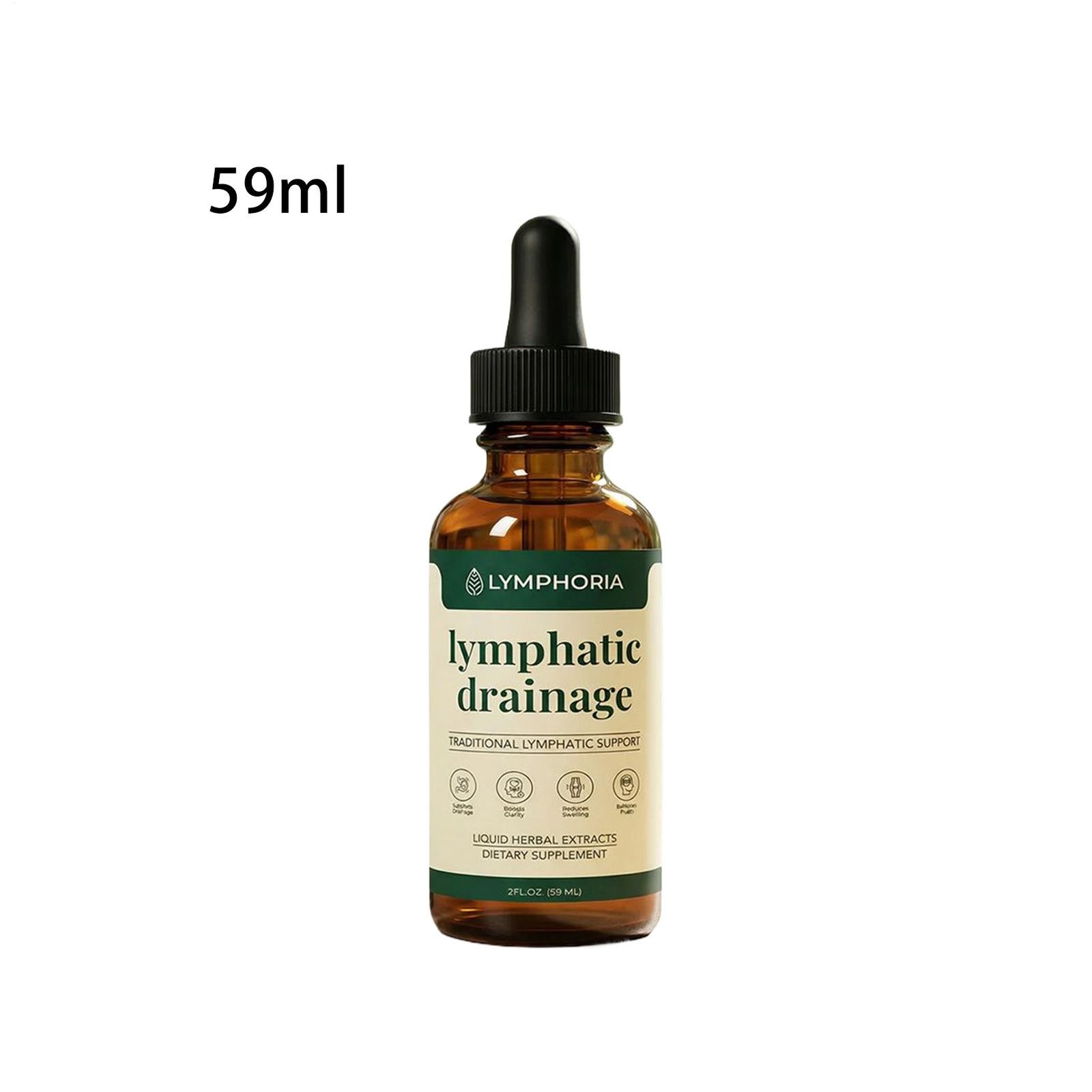 Bloat Relief & Immune Support-HOT, Lymphoria – Lymphatic Drainage 59ml – Detox