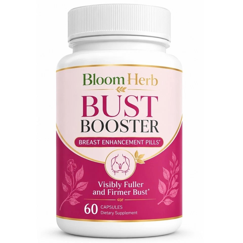 BUST Booster Breast Enhancement Pills Male Female Estogen Support Capsules 60ct
