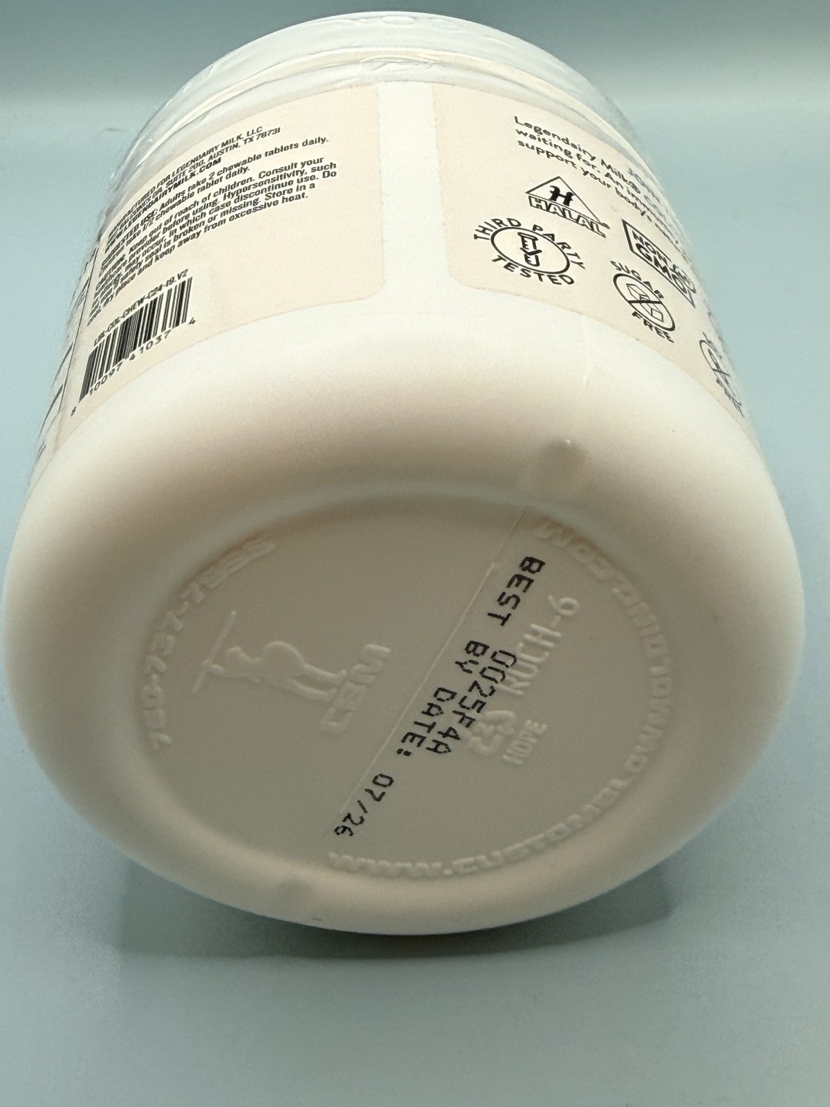 Legendary Milk Colostrum Vanilla Chewable Tablets 60 Count Immune Digestive Supp