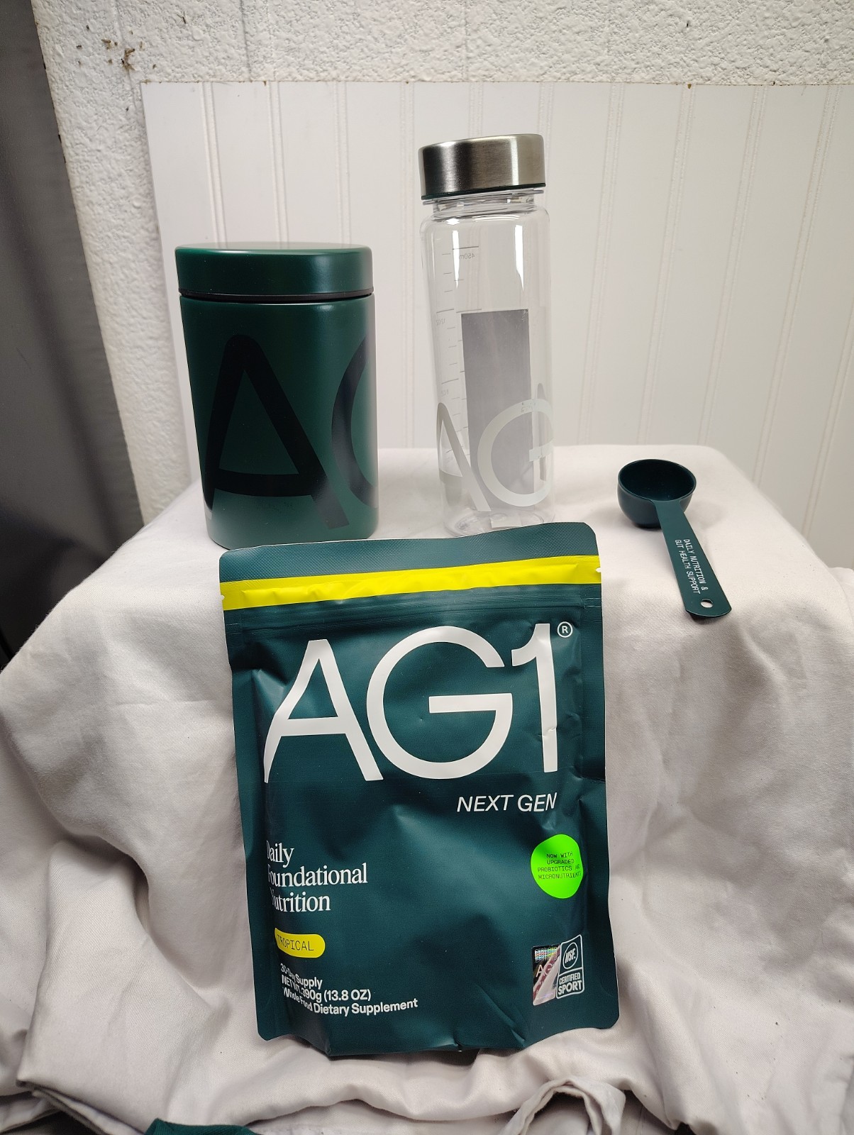 Athletic Greens AG1 Next Gen Powder 13.8 oz Green Food Dietary Supplement