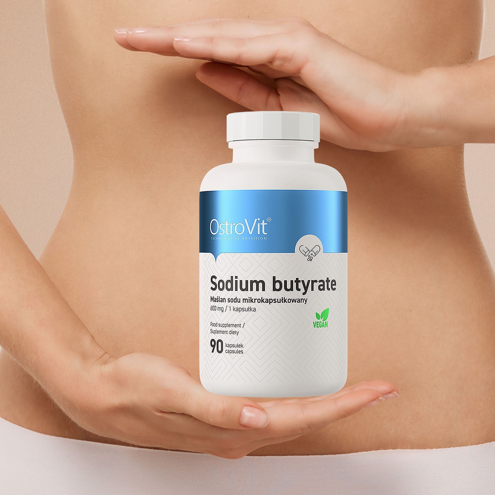 SODIUM BUTYRATE – 90–360 Caps – 600MG VEGAN Eases inflammation supports gut IBS