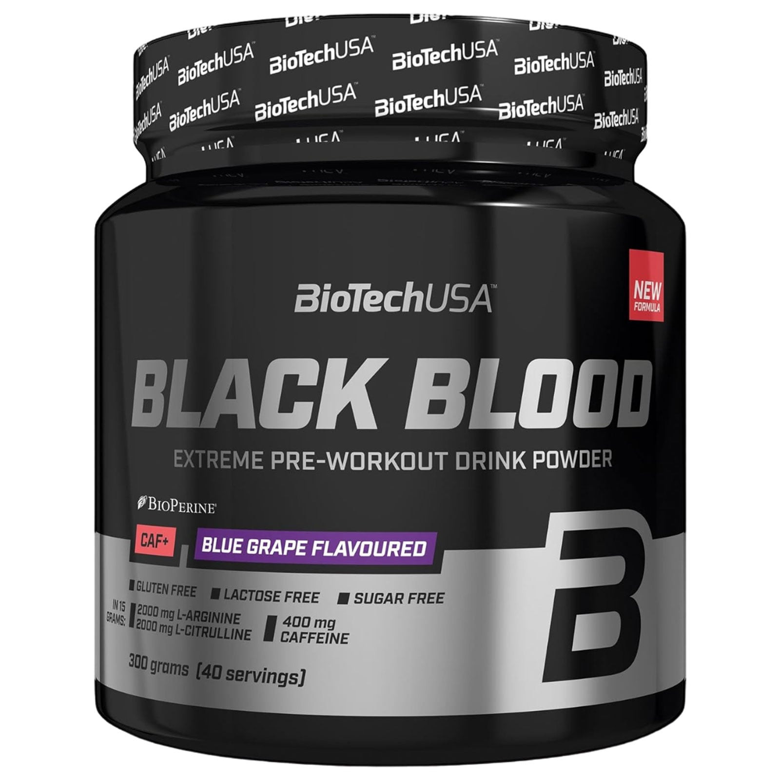 BLACK BLOOD – 300g – Extreme Pre-Workout Increase energy levels concentration