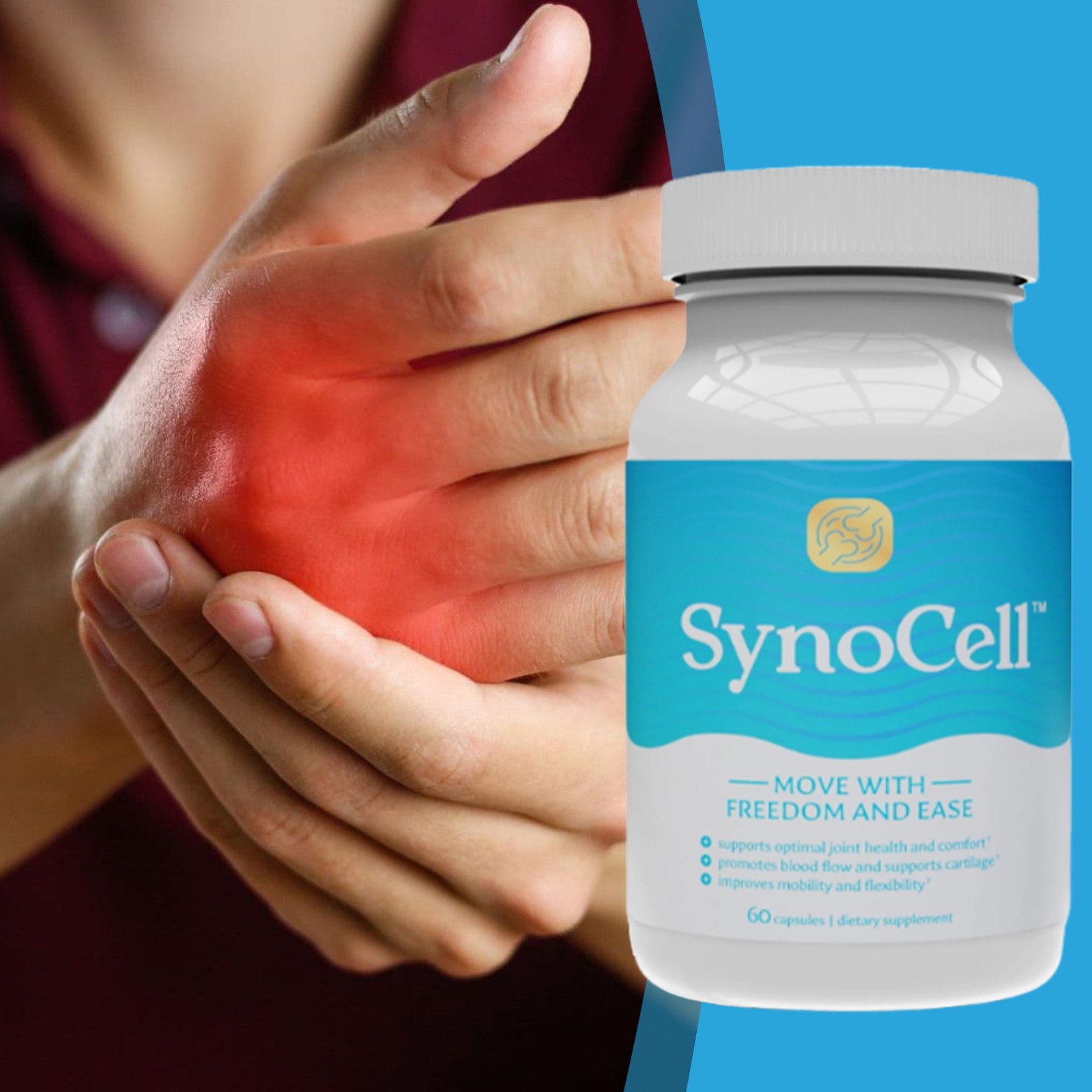 Synocell Glucosamine Chondroitin Complex 5 Pack Joint Back Neck Support 120ct