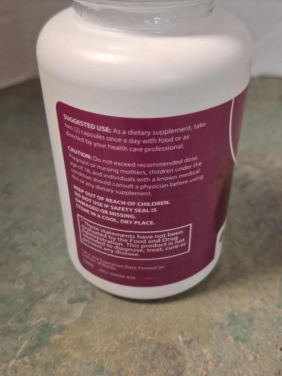 Rosabella Beetroot Capsules 1300mg Athletic Performance & Circulation 60ct