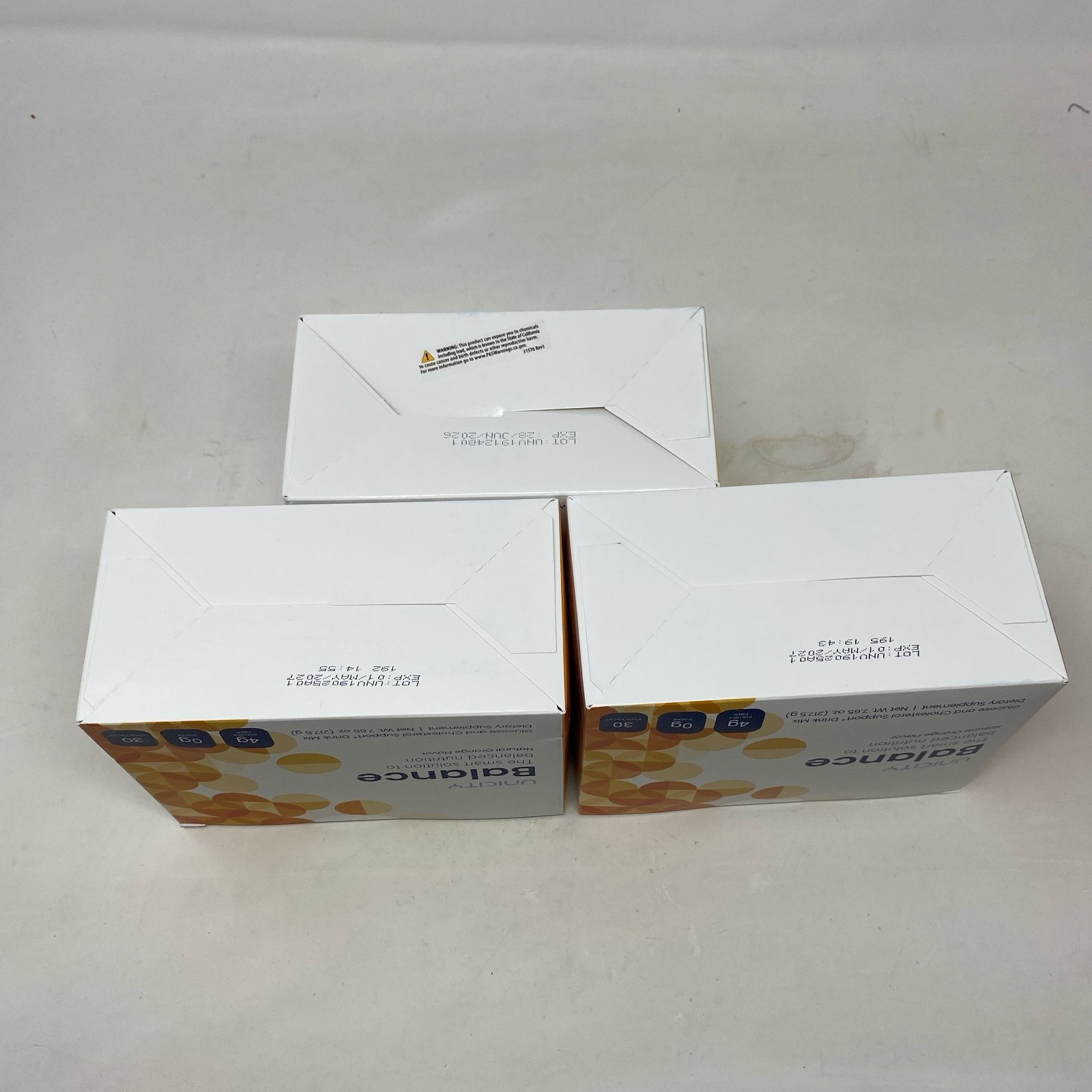 Unicity Feel Great Pack Orange Balance 60 + Lemon Unimate 30 (3-Box)