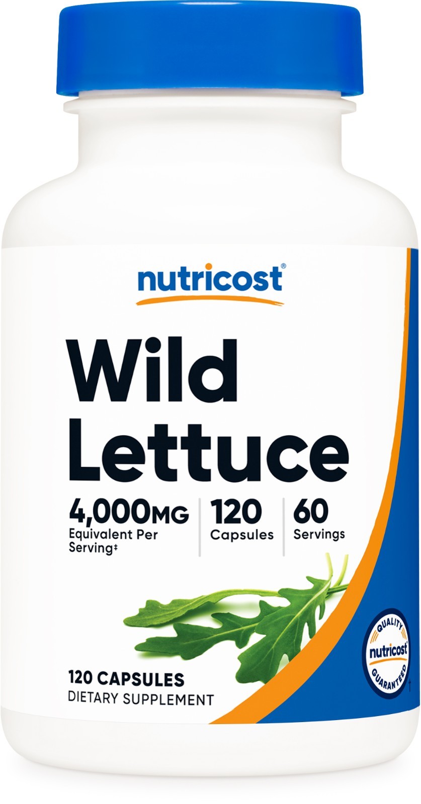 Nutricost Wild Lettuce Extract (4,000 mg Equivalent) 120 Capsules – 60 Servings