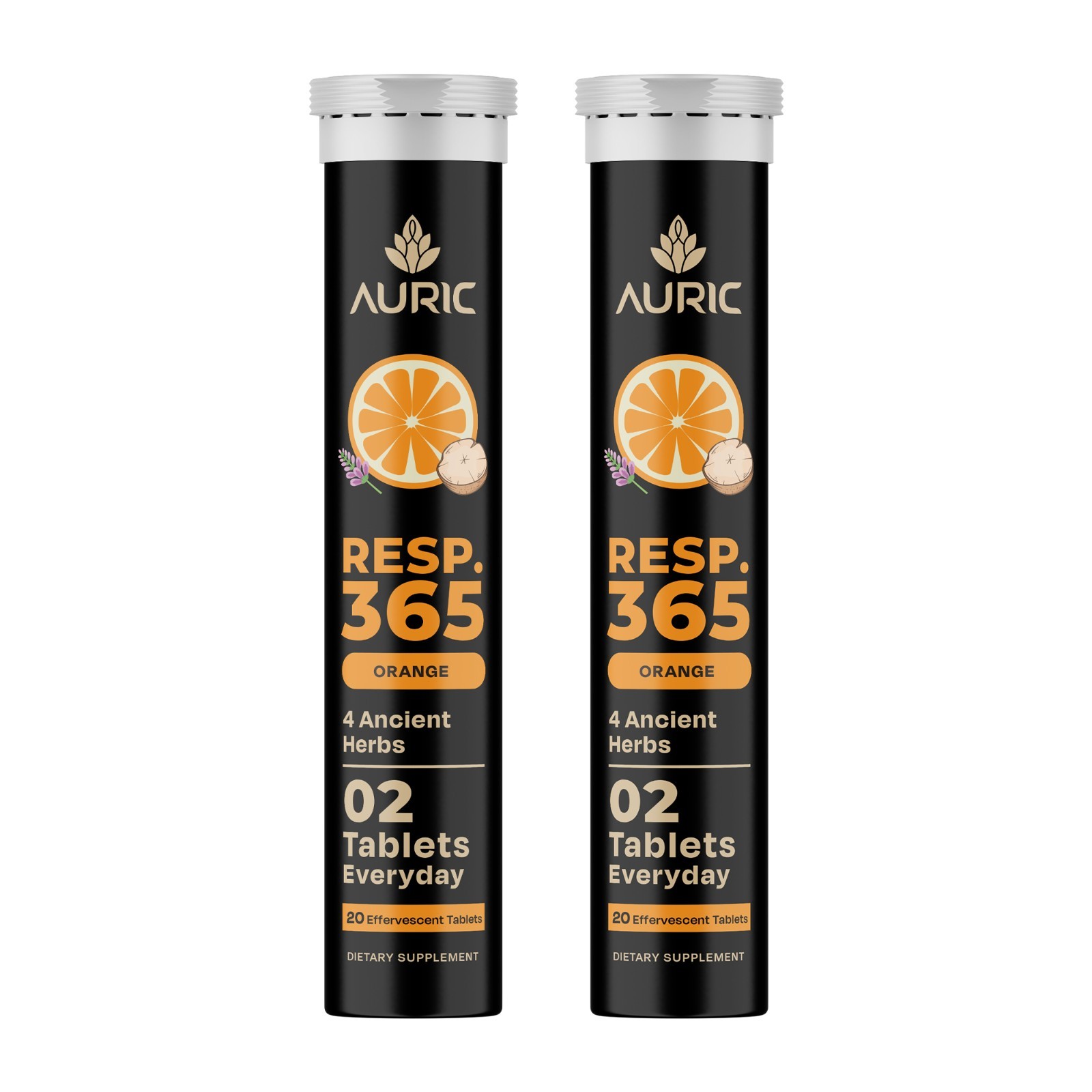Auric Resp 365 Supplement | Natural Lung Cleanse & Detox with NAC