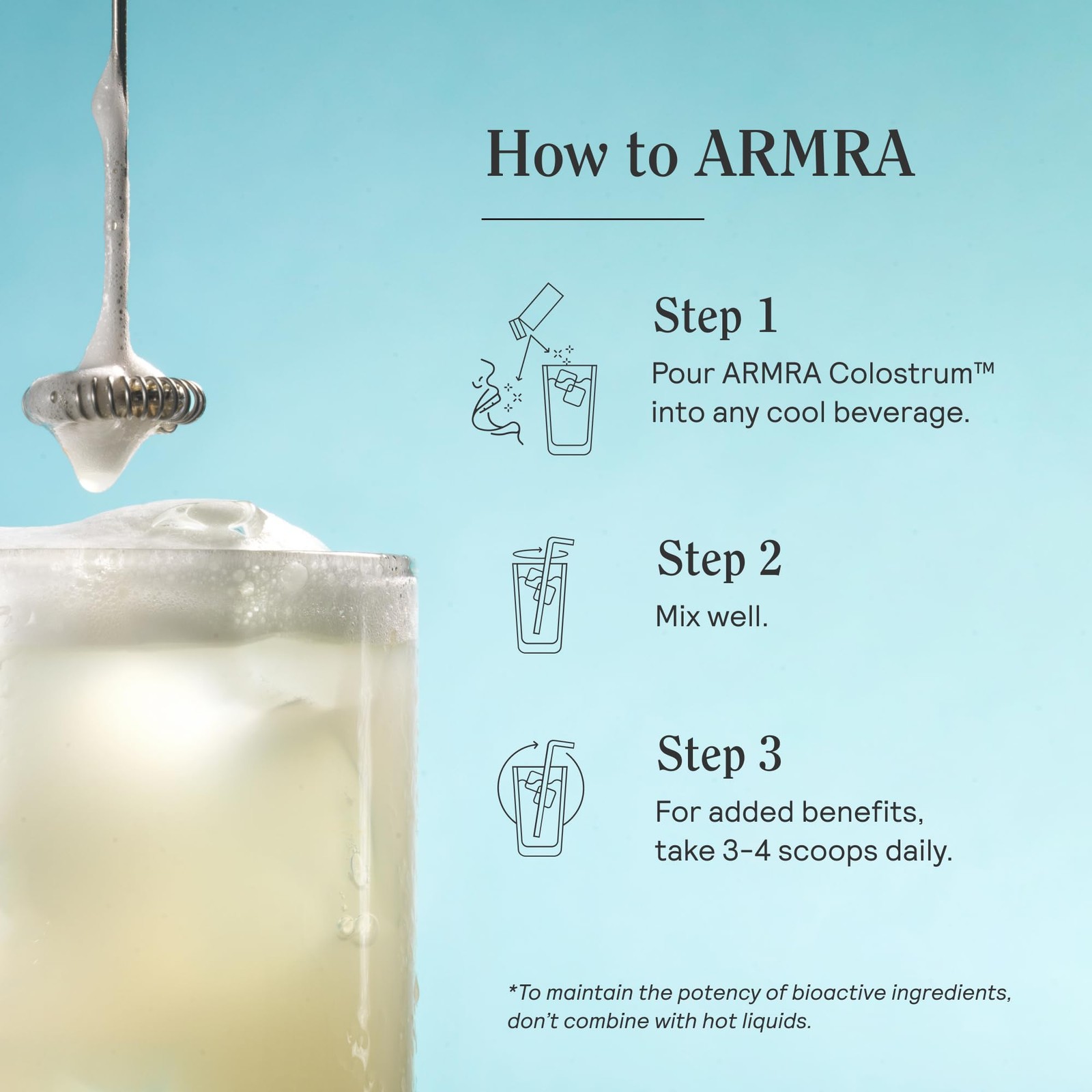 ARMRA Colostrum Unflavored Powder 120 Servings Daily Wellness Support 4.3oz