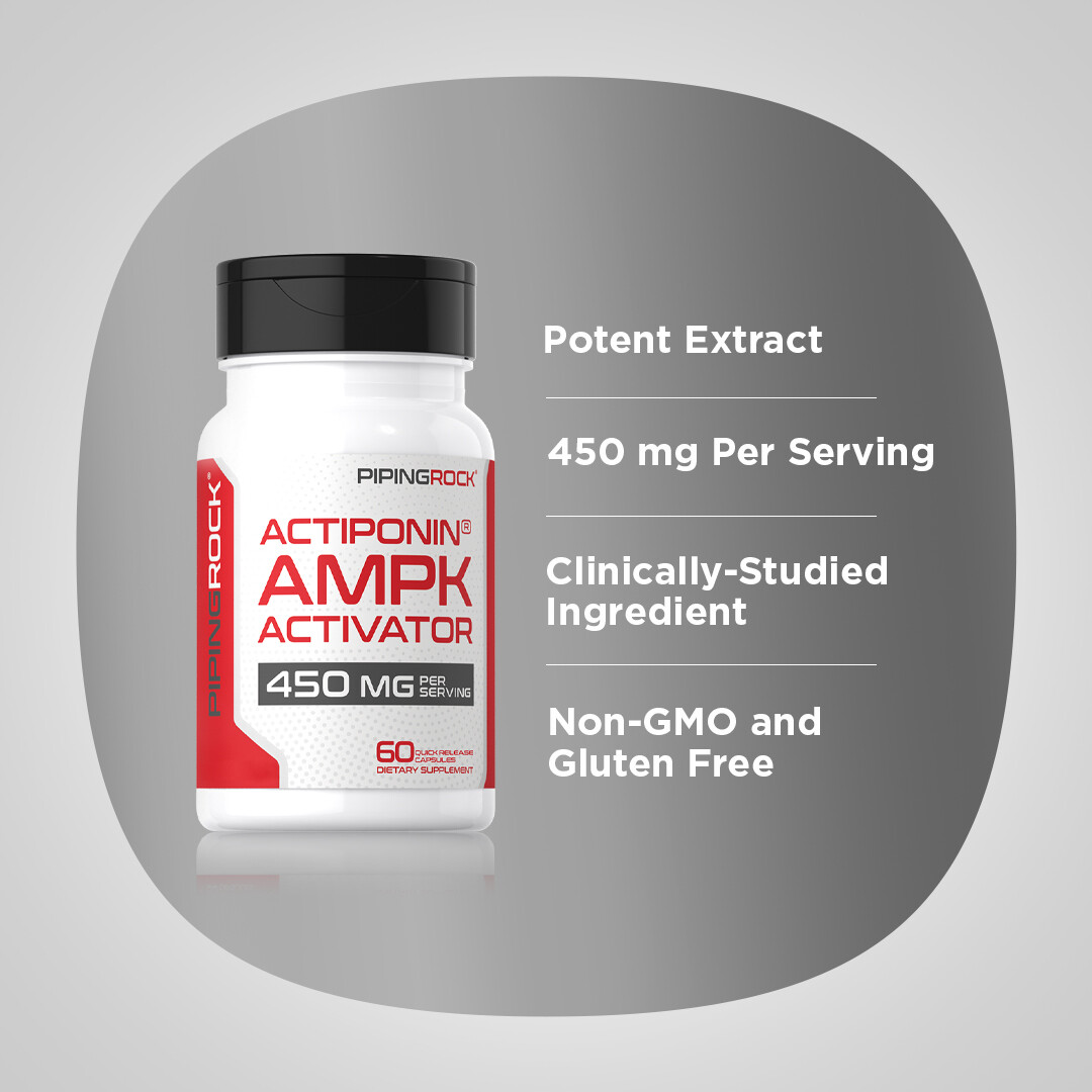 AMPK Metabolic Activator 450 mg | 60 Capsules | Gynostemma | by Piping Rock
