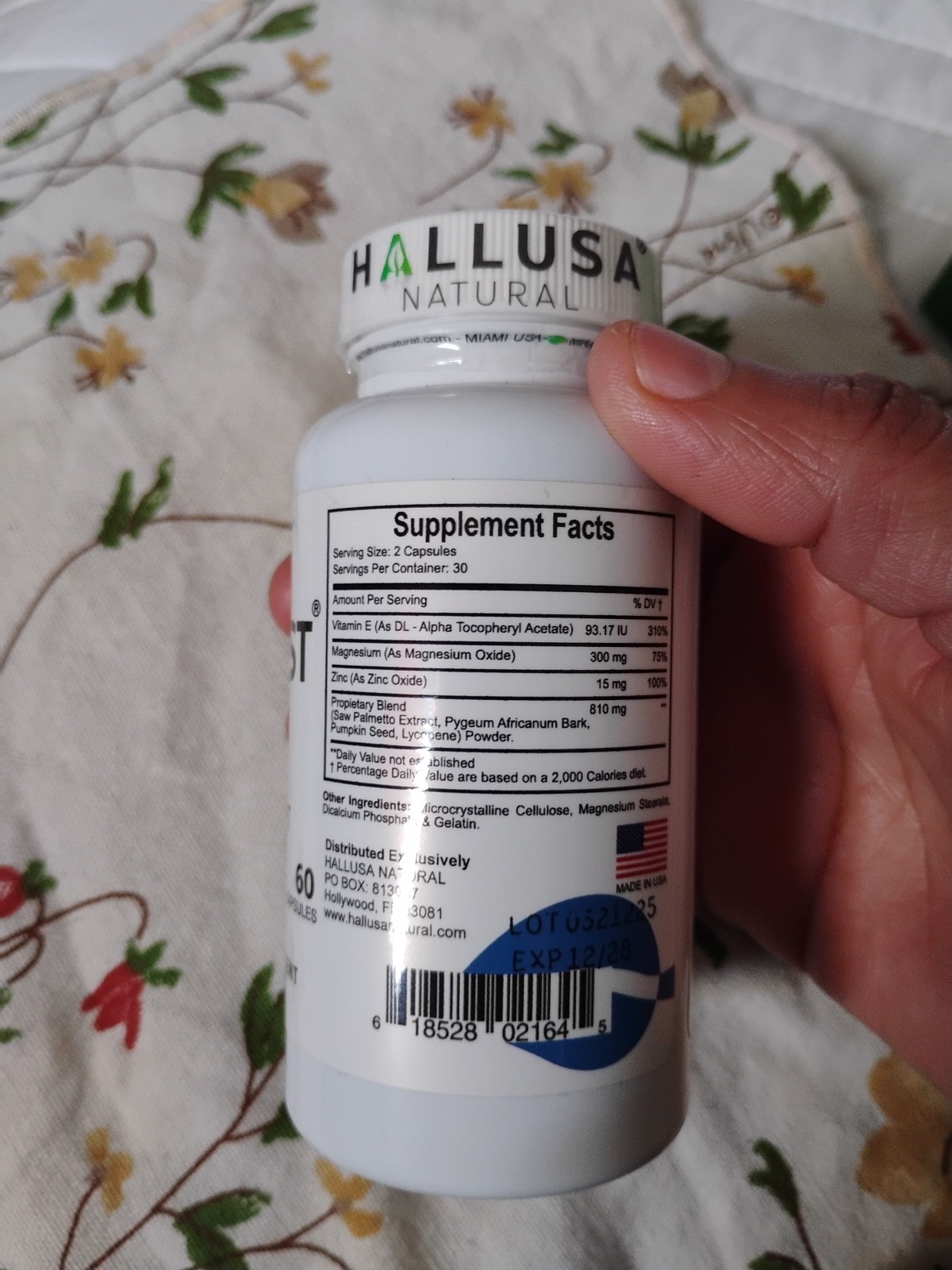 Hallprost Ultra Prostate Health Supplement | Saw Palmetto Blend 810 mg* | 60 ct