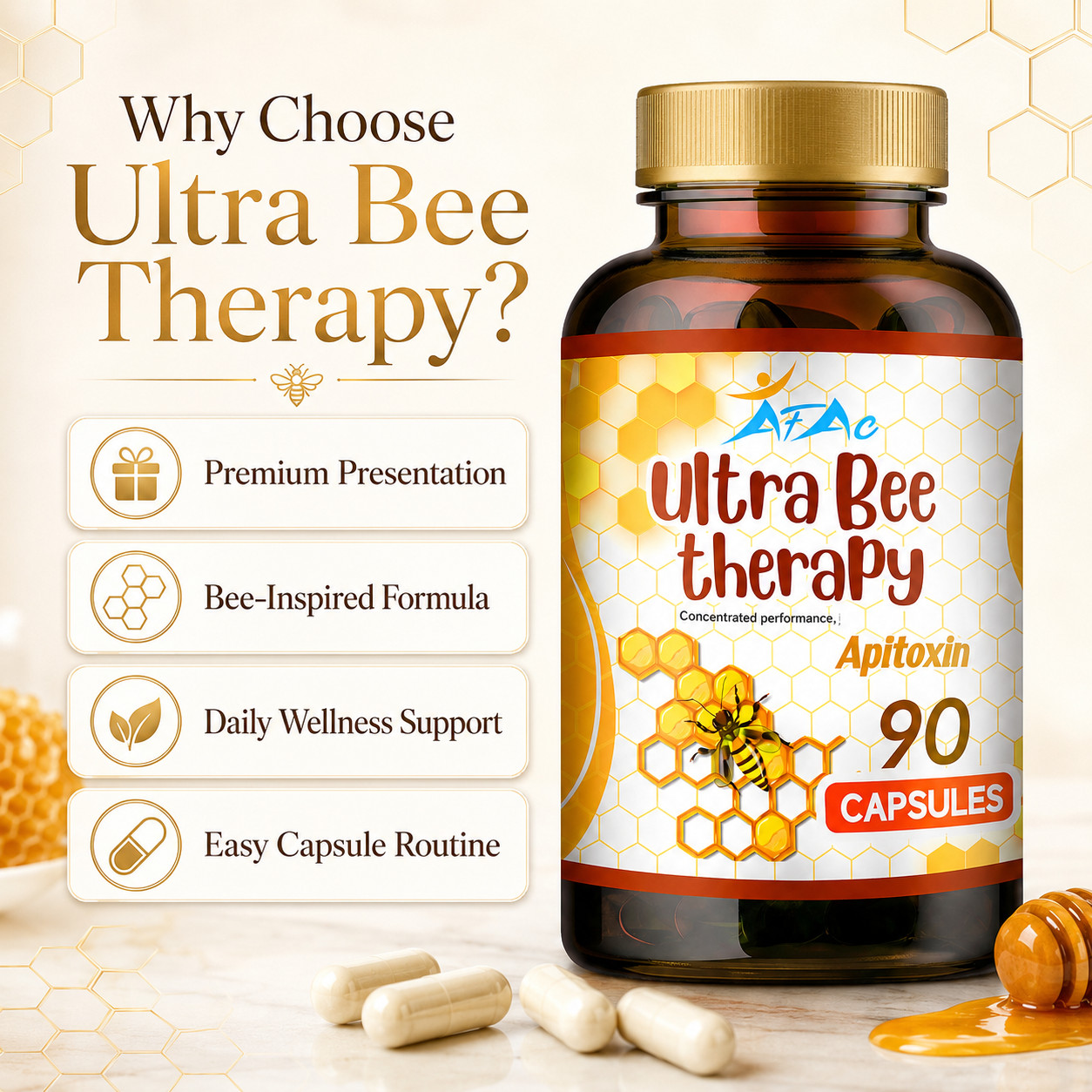 2 Bio Bee Therapy Venom Extract anti-inflammatory Miracle Arthritis support 180