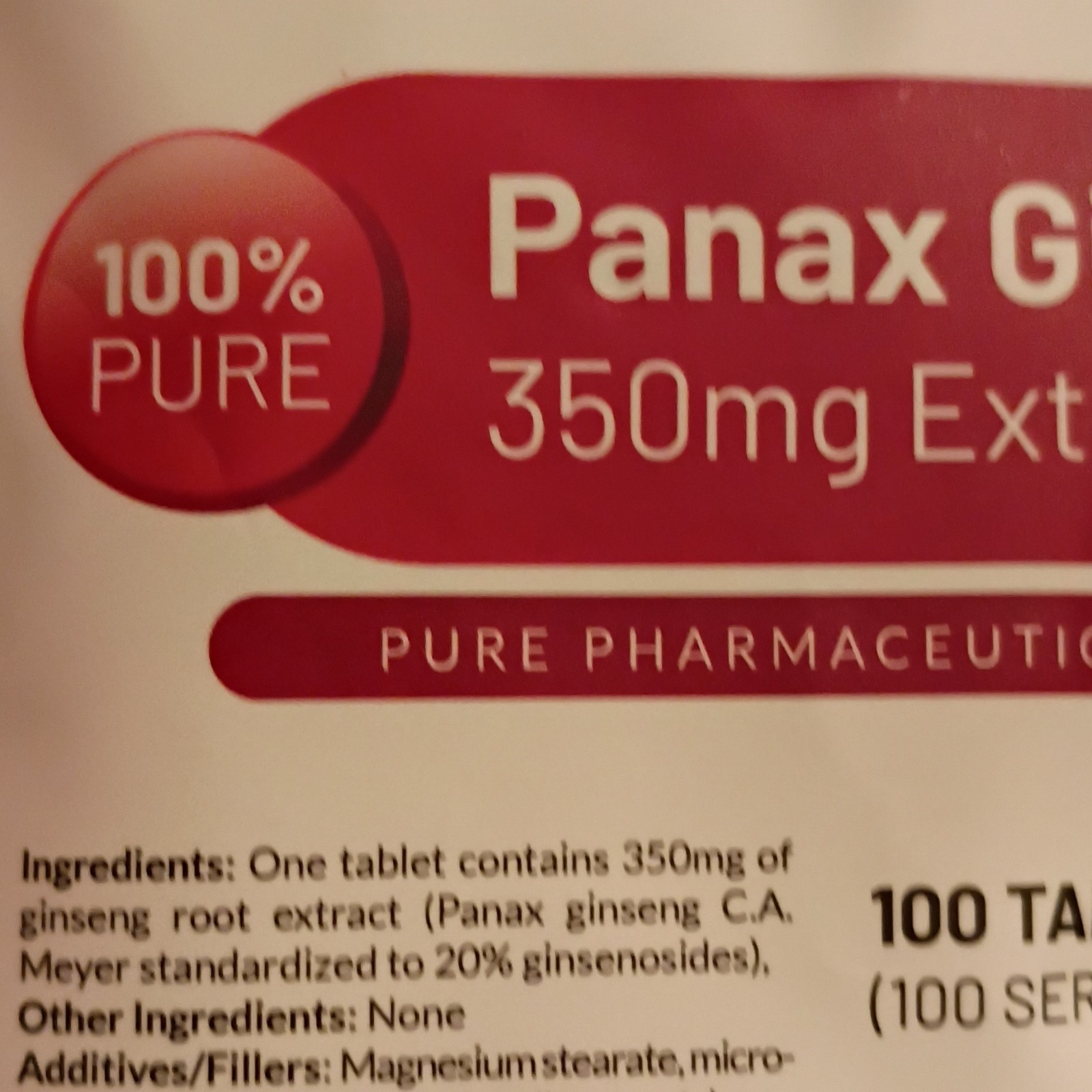 Gree Panax Ginseng 350 Mg Pharmacitical Grade 100 Servings2 Pack 2 Month Supply