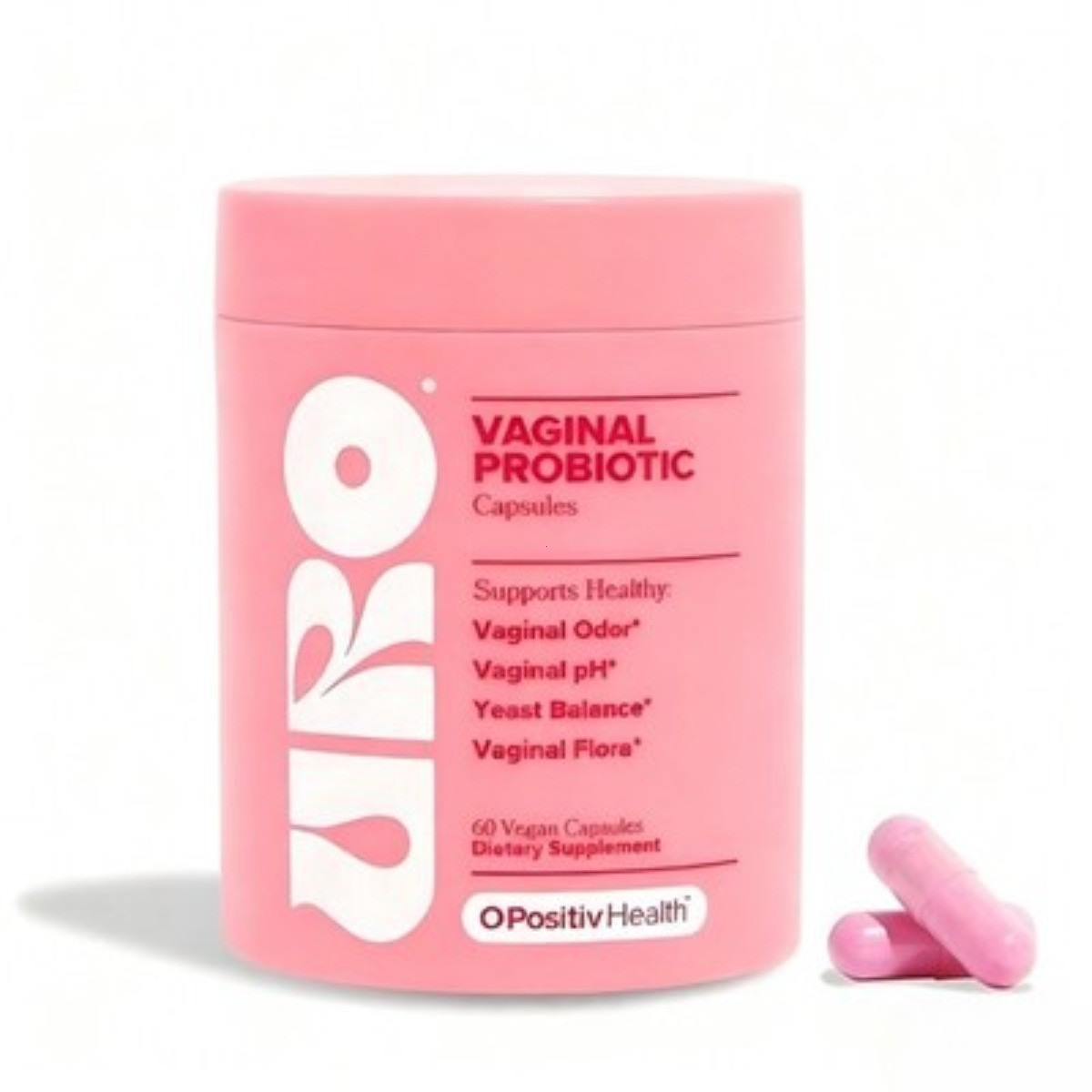 URO Women’s Probiotics – 60 Caps, Probiotic Blend for pH Balance & Odor Support