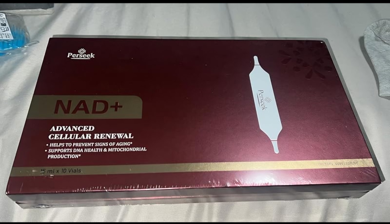 NAD+ 1200mg Liquid Supplement with Nicotinamide Riboside, PQQ & Grape Seed