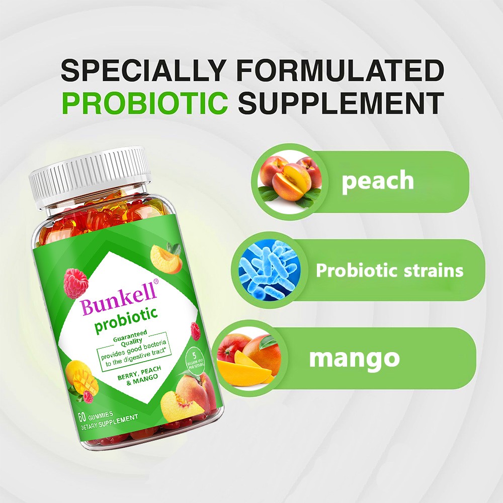 Probiotic Gummies – 5 Billion CFU for Digestive Health & Gut Balance 60pcs