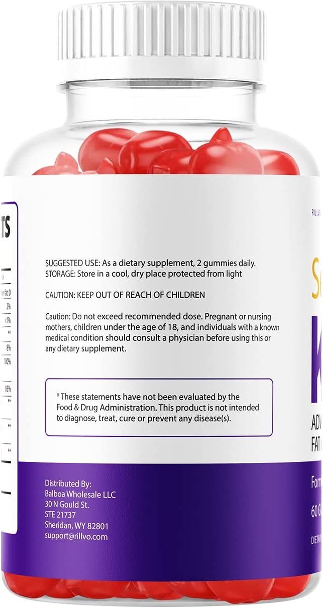 Rillvo Select Keto Gummies Apple Cider Vinegar Select Keto ACV Gummies (60…