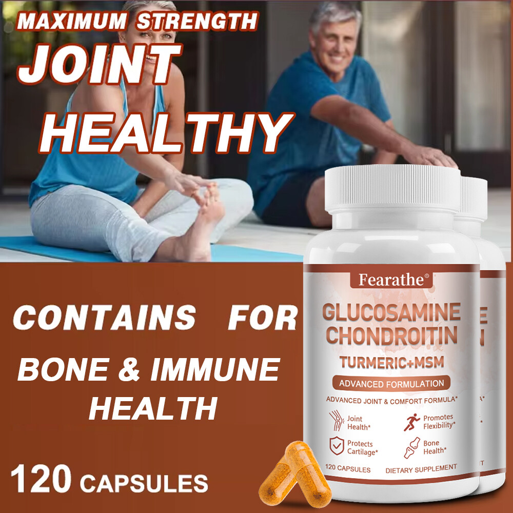 Glucosamine Chondroitin Turmeric, MSM 4200mg – Triple Strength Joint Support