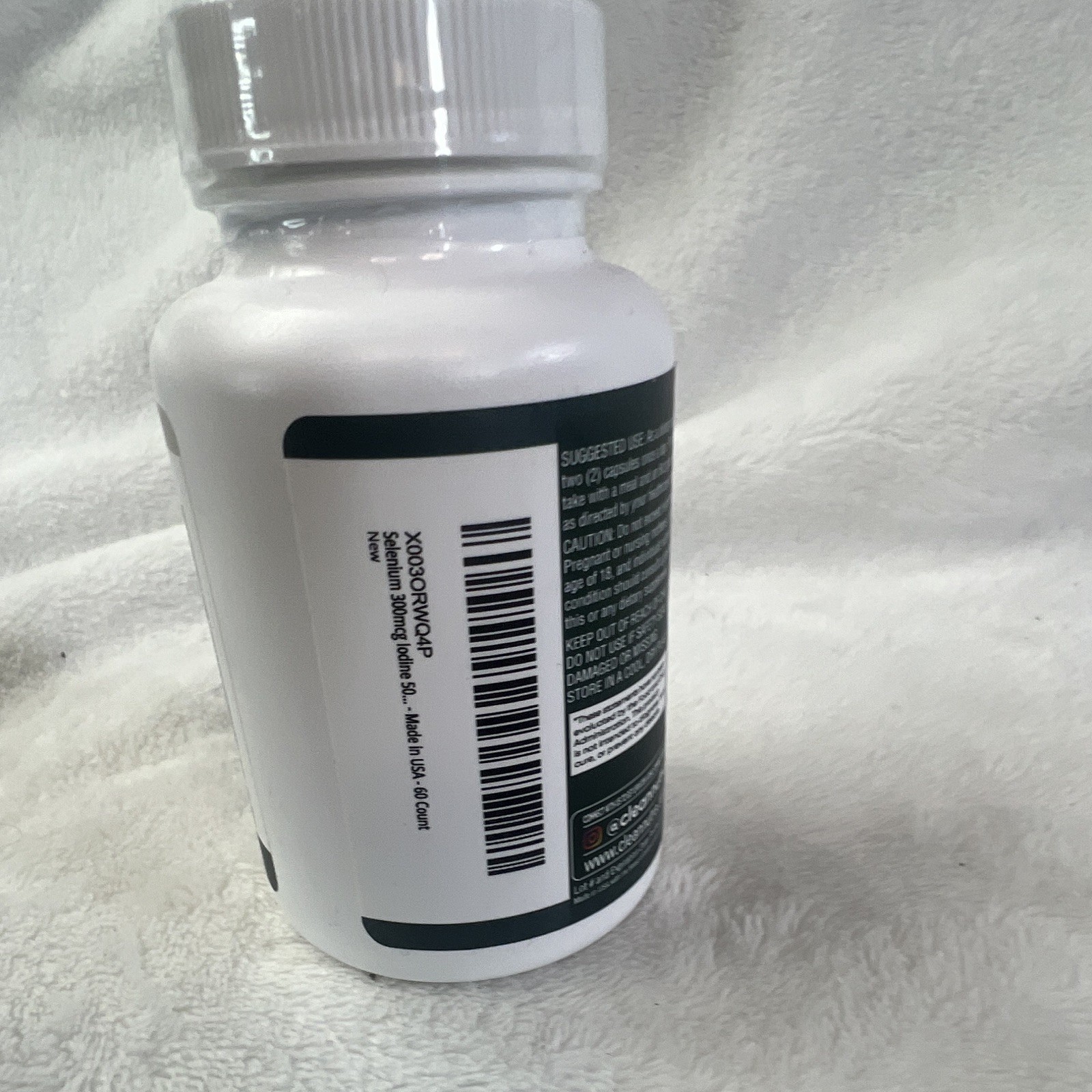 Clean Nutraceuticals Thyro Defend Thyroid Support Selenium Zinc Iodine 60 Caps