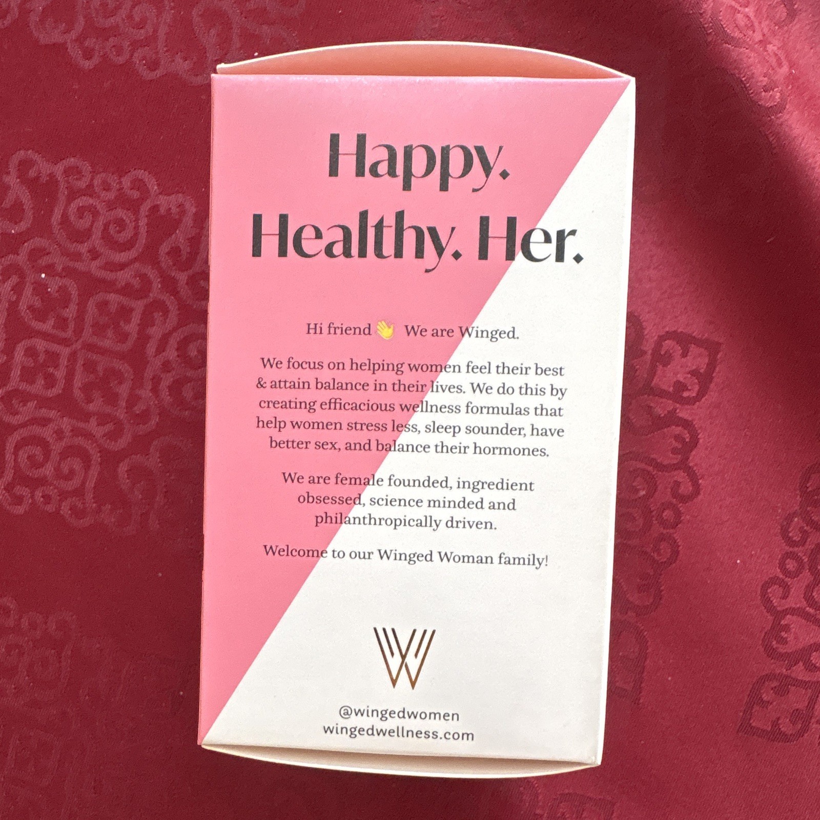 Winged Balanced Babe Women’s Hormone Balancing Vegan Gluten Free 60 Capsules