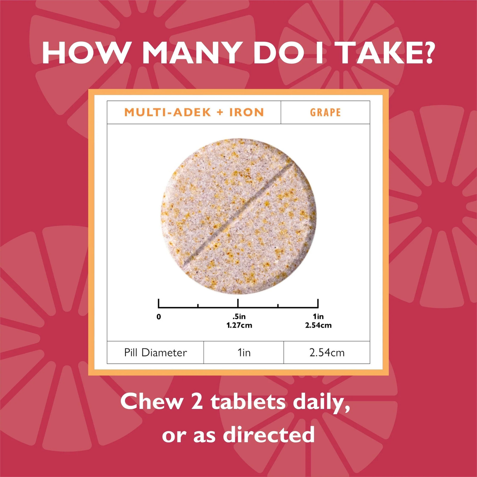 Celebrate Vitamins – Multi-ADEK Chewable Multivitamin with Iron, Grape