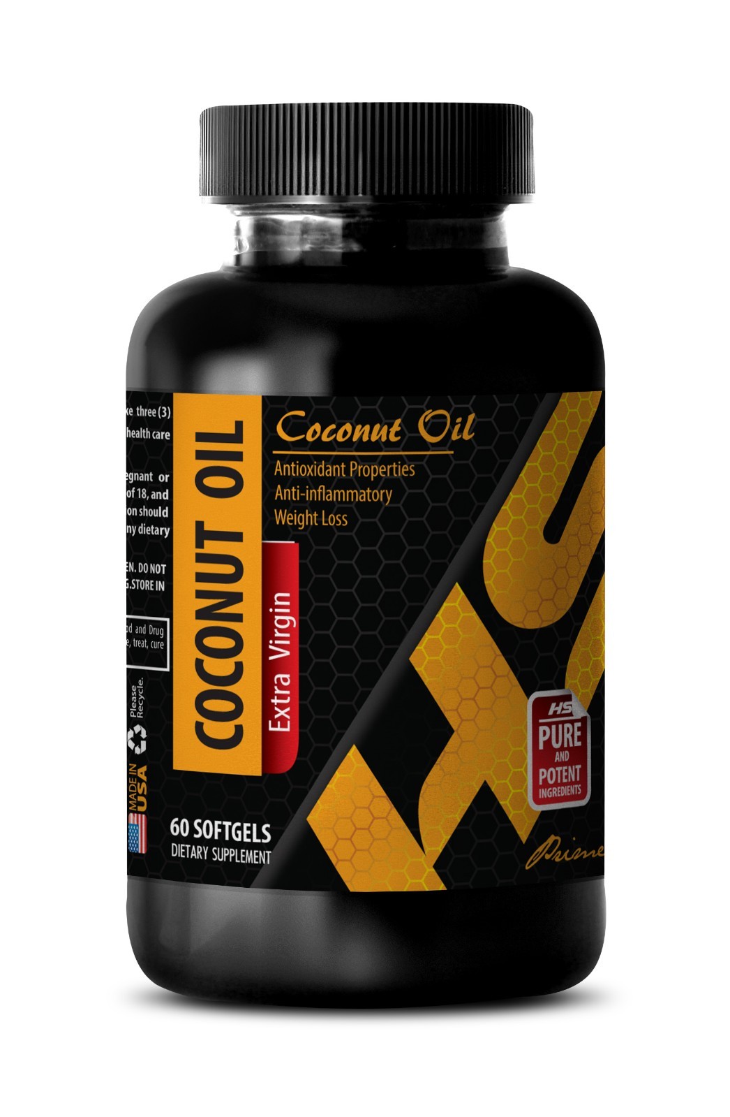coconut oil softgels – EXTRA VIRGIN COCONUT OIL 3000mg – weight loss pills