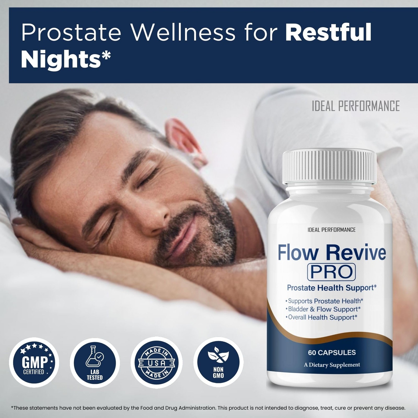 FlowRevive Flow Revive Prostate Supplement Supplement – 120 Capsules (2 Pack)
