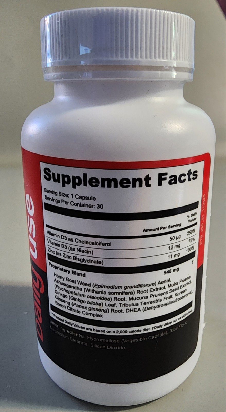 Testo Dark Capsules, Testo Dark Premium Line (60 Capsules)