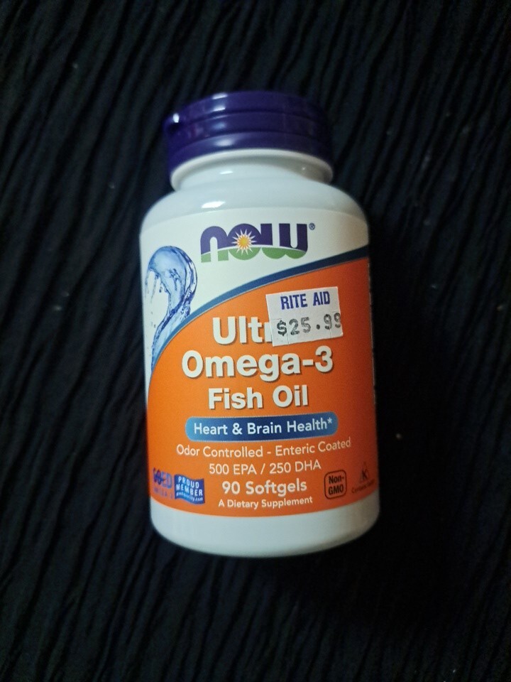 NOW FOODS Ultra Omega-3 Bovine Gelatin 90 Softgels