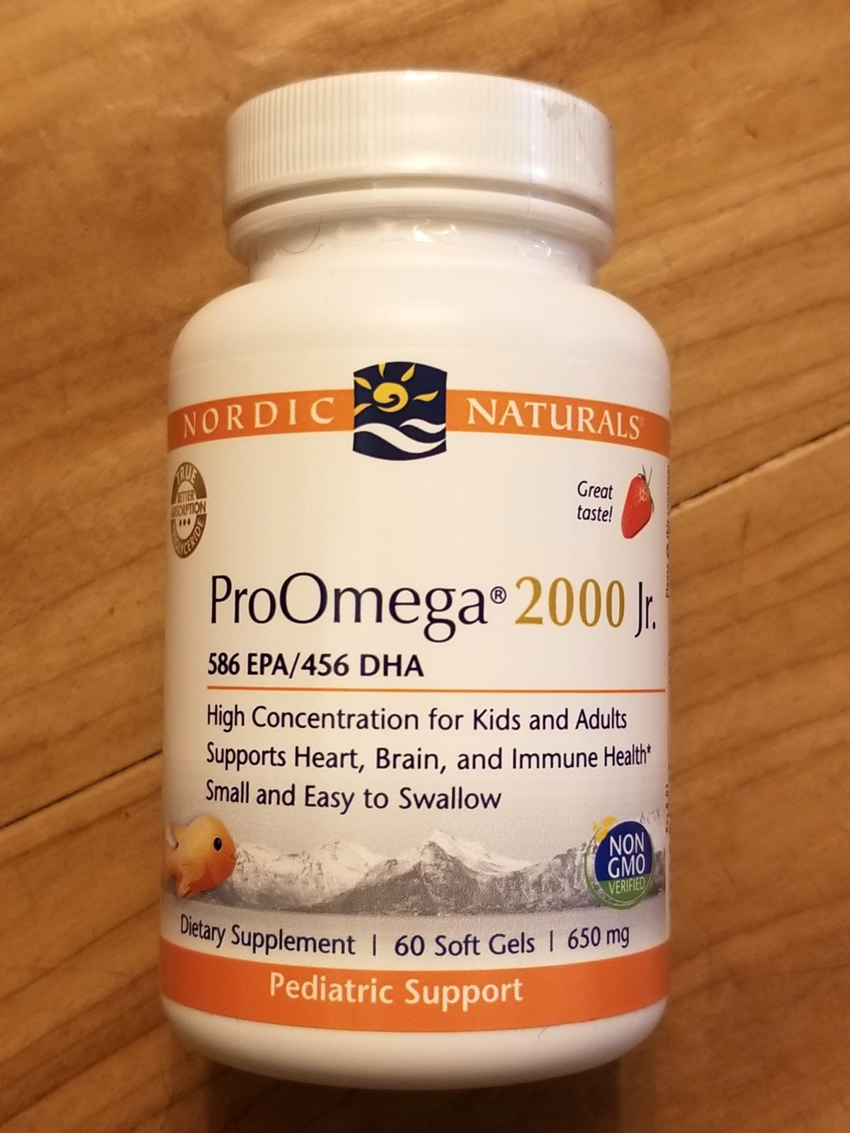 NEW Nordic Naturals ProOmega 2000 Junior -Omega 3 60 Soft EXP 04/28