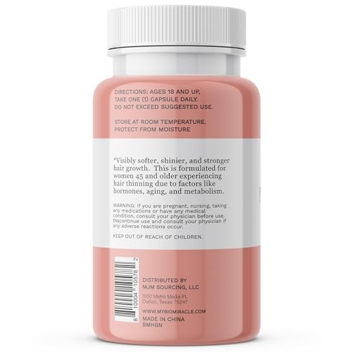 Menopause Hair Growth Supplement for Women – 30 Capsules