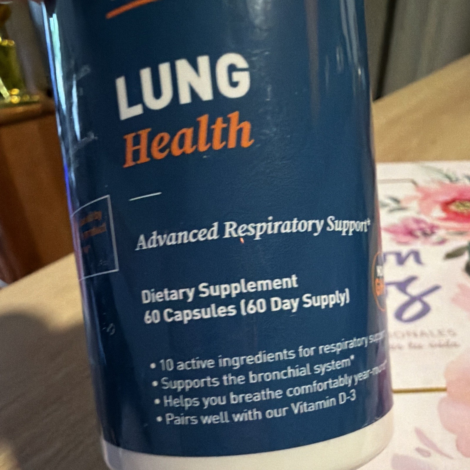 Dr. Tobias Lung Health Advanced Respiratory Support 60 Capsules Non-GMO