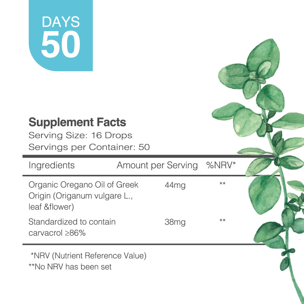 Water Soluble Wild Oil of Oregano Oil 50ml/1,7oz Healthy Digestive,Respiratory
