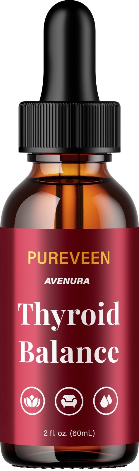 (1 Pack) Pureveen Liquid Drops – Pure Veen Extra Strength Thyroid Balance