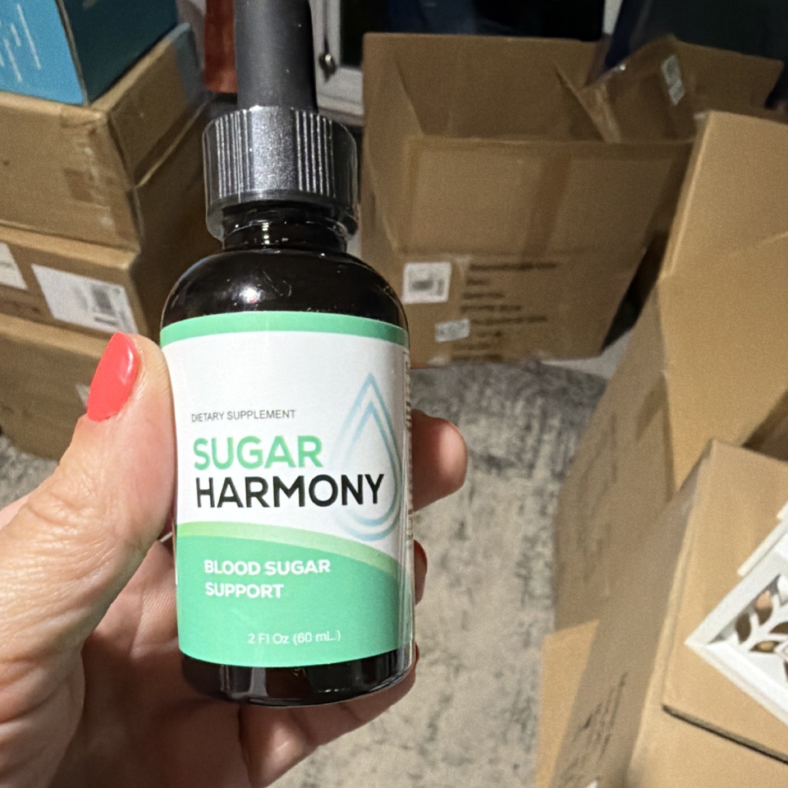 Sugar Harmony Blood Sugar Support Drops Ginger Licorice 2 fl oz Exp 07/2025