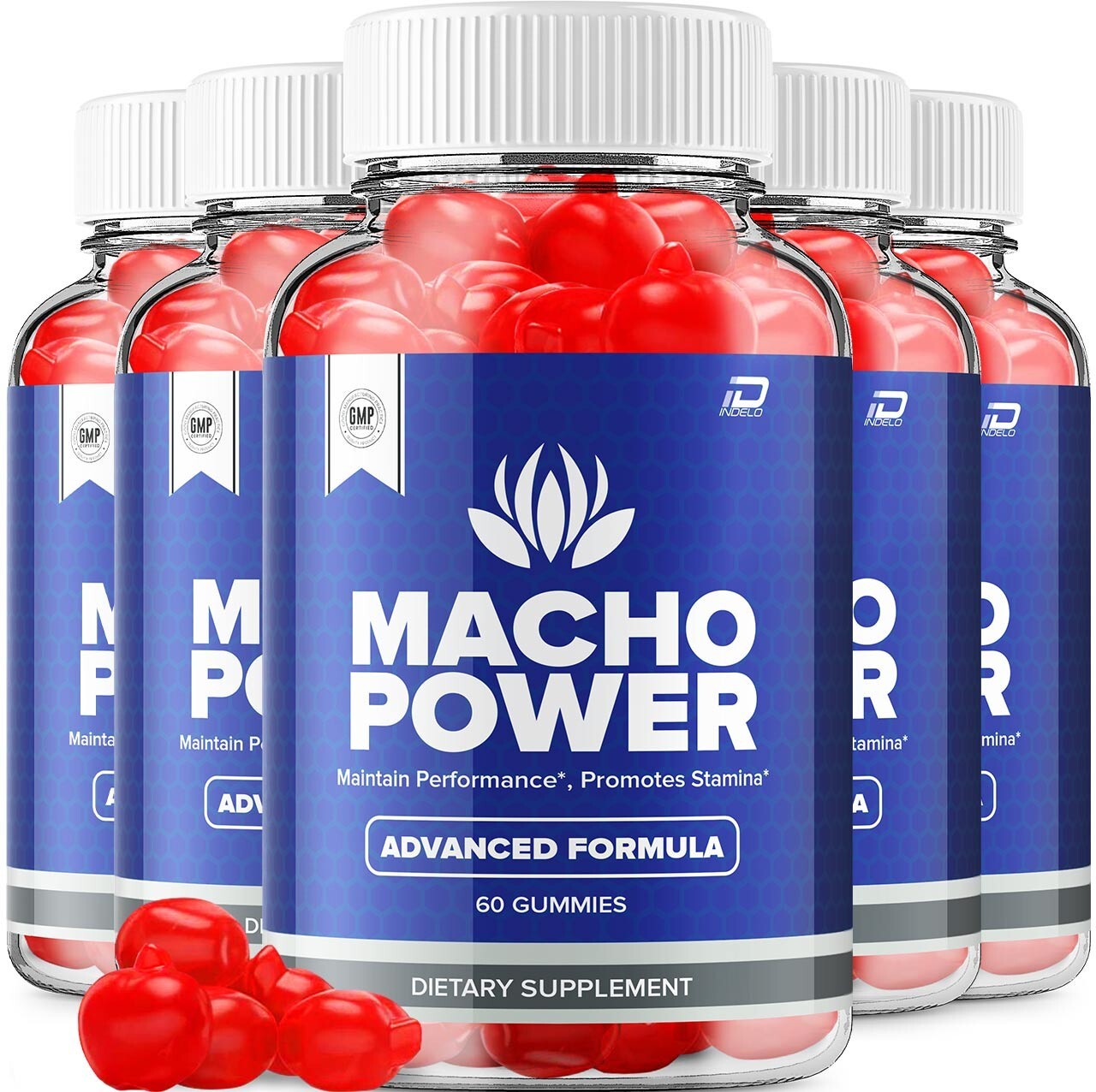 (5 Pack) Macho Power Gummies for Men – MachoPower Male Performance Gummies