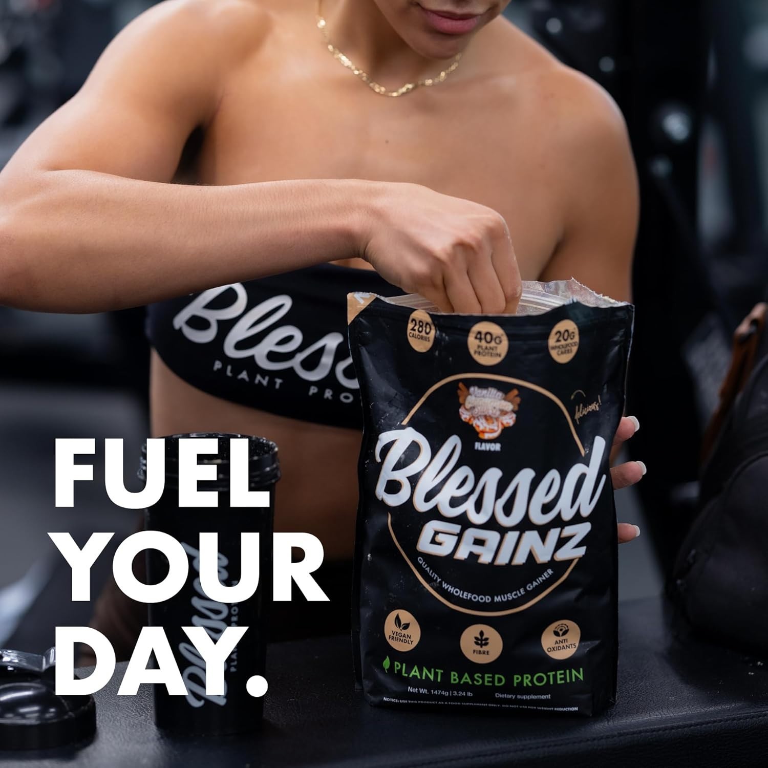 Gainz Wholefood Muscle Gainer – Vanilla Cinnamon Swirl (20 Servings)
