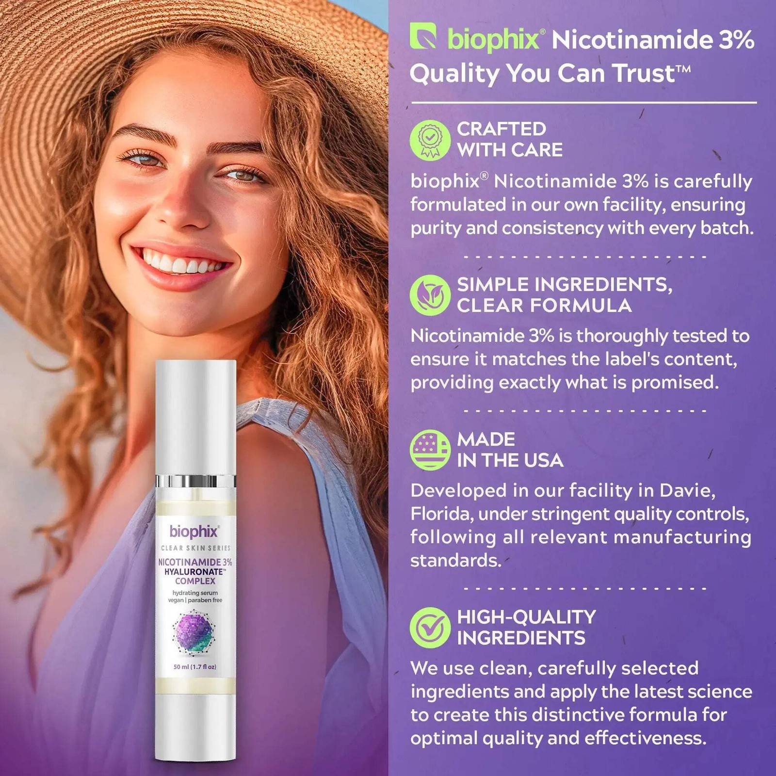 B-3 Nicotinamide Age-Defying Moisturizing Serum 1.7 oz