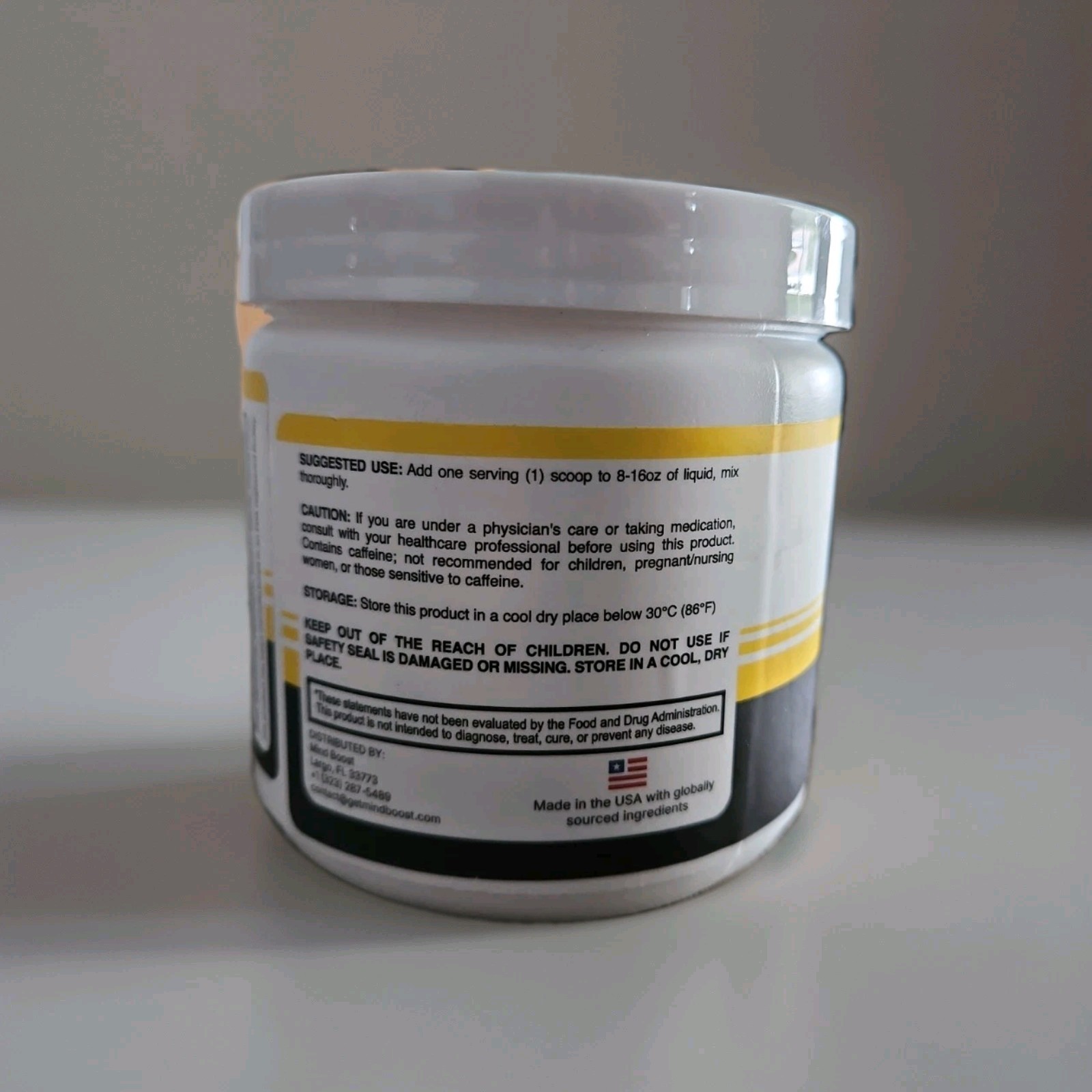 Mind Boost Powder, Mindboost for Clarity Memory & Focus 1 Pack 30 Servings