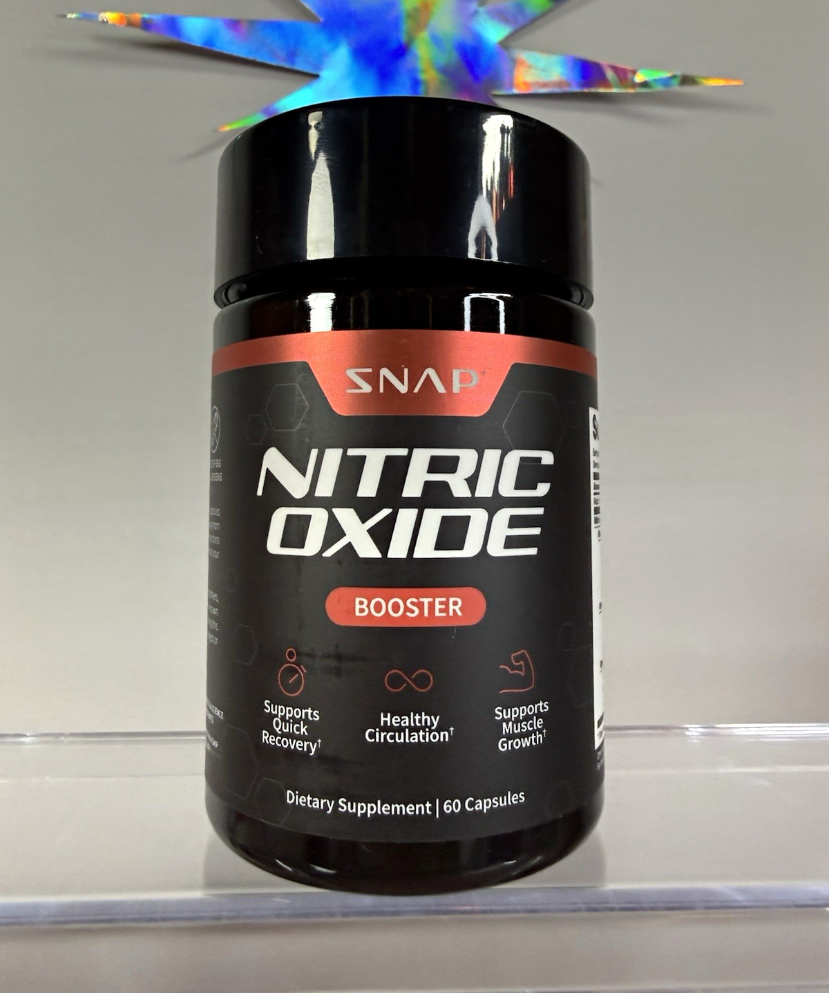 SNAP Nitric Oxide Booster Capsules Sports Performance & Circulatory 60 ct Veg