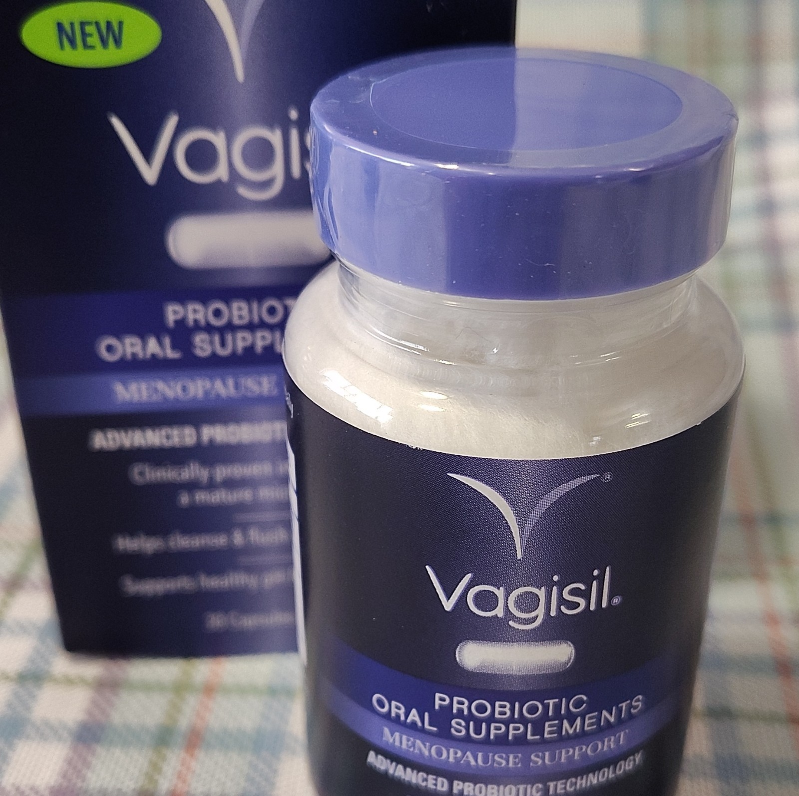 Vagisil Probiotic Oral Supplement Menopause Support D-Mannose 30 Capsules