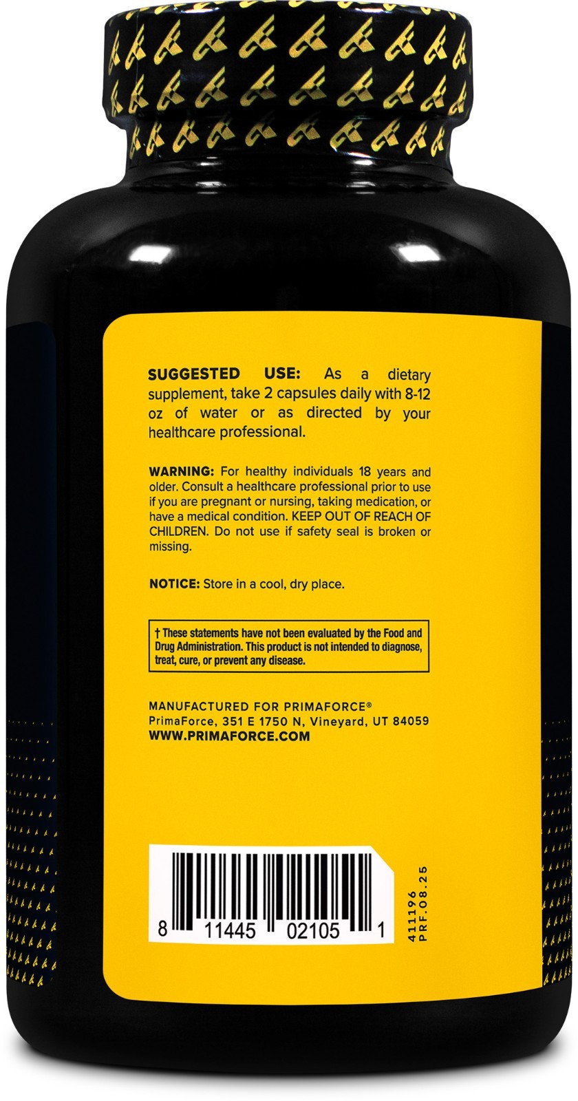 PrimaForce Tribulus Terrestris Extract Capsules (180 Capsules, 90 Servings)