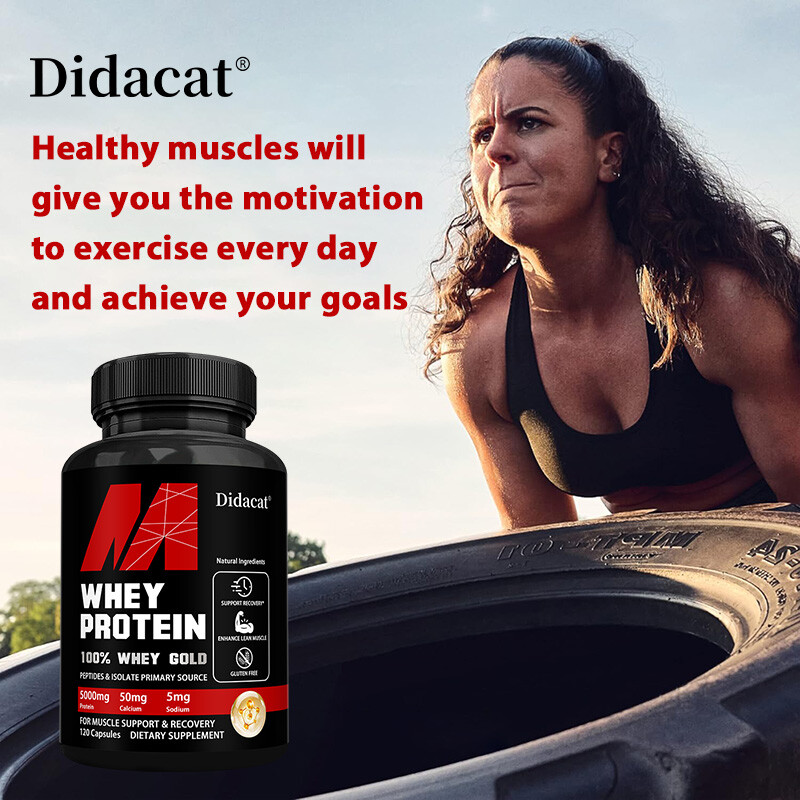 WHEY PROTEIN 5000MG WHEY GOLD PEPTIDES & ISOLATE PRIMARY SOURCE