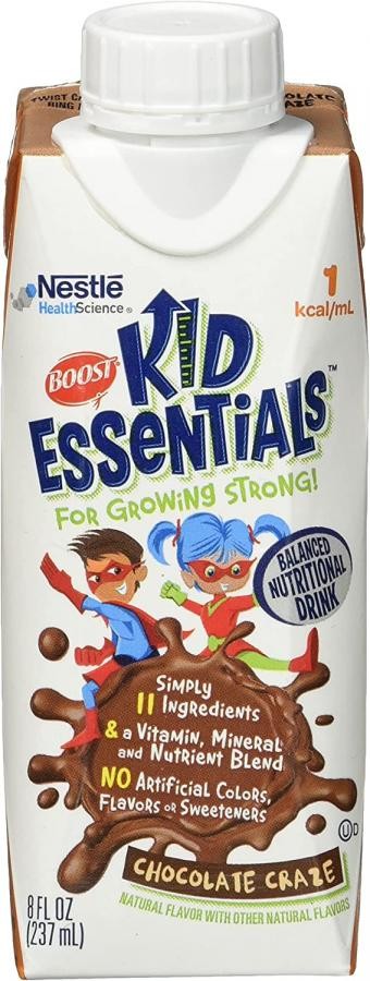 Boost Kid Essentials 1 Chocolate Craze 8 fl.oz Carton Ages 1-13 Year 240 Cals 24