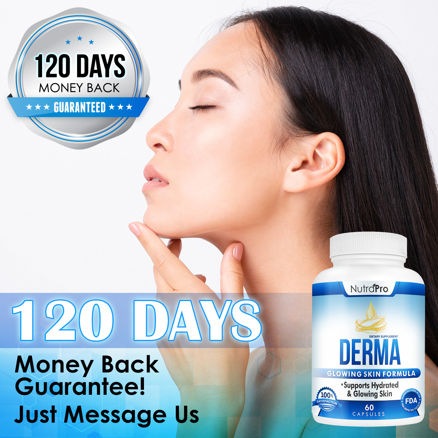 Dermal Repair Complex for Healthy Hydrated Glowing Skin & Anti Wrinkles