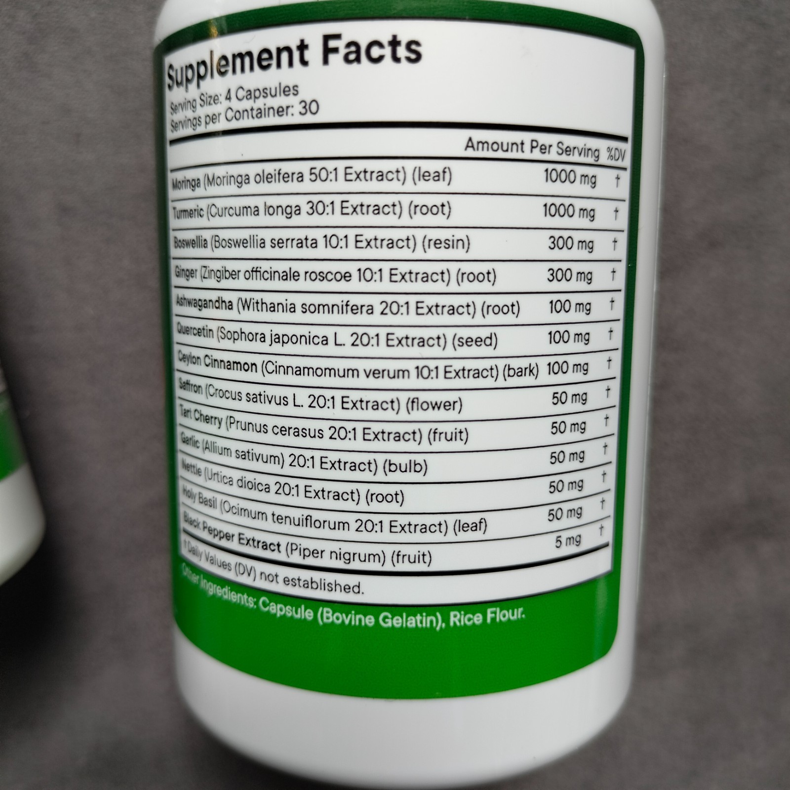 new pair of Superfood MD Moringa Supplement Turmeric Ginger 120 Caps Exp.03.2027
