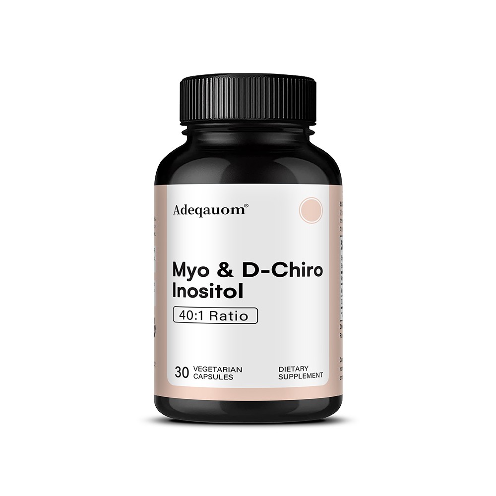 Myo D-Chiro Inositol Capsules Hormone Balance Energy Metabolism 30-120 Count