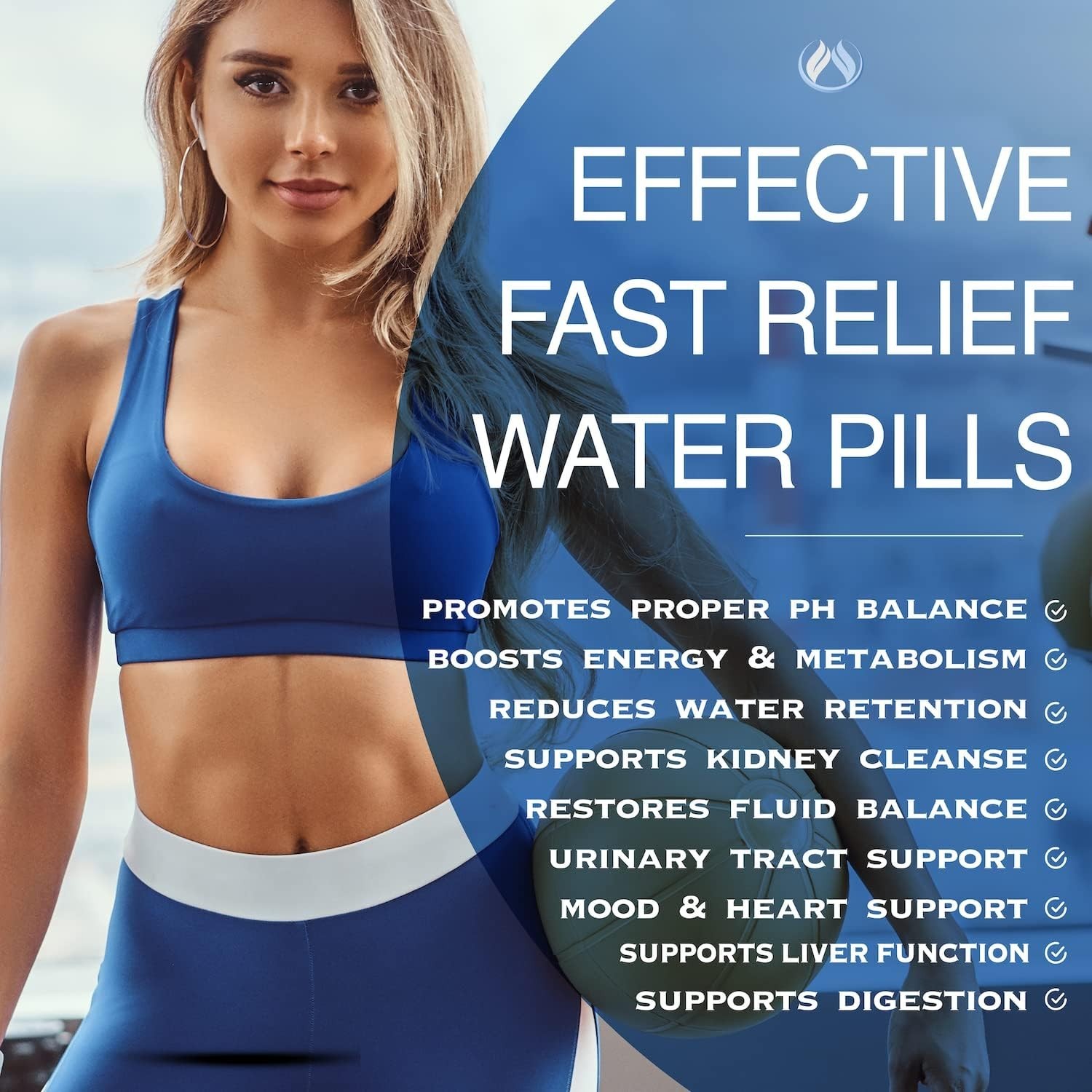 Water Pills Diuretic Water Retention, Liver Detox, Kidney Cleanse, Weight, Sw…