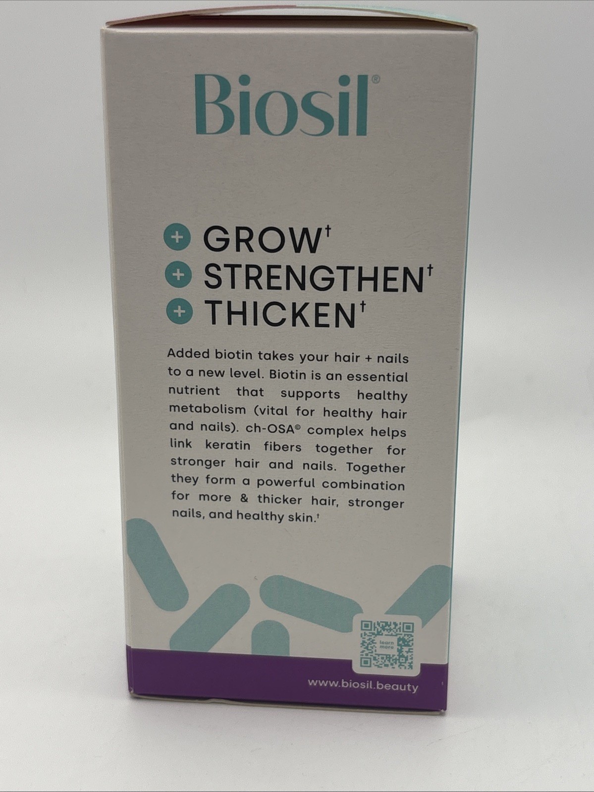 Biosil ADVANCED HAIR+ NAIL CARE • Ch-osa ~ 30 Original Capsules ~ EXP : 02/2027